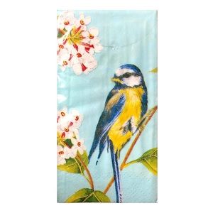 Early Bird Decoupage Tissues, Blue, Small, One Pkg (10-ct)